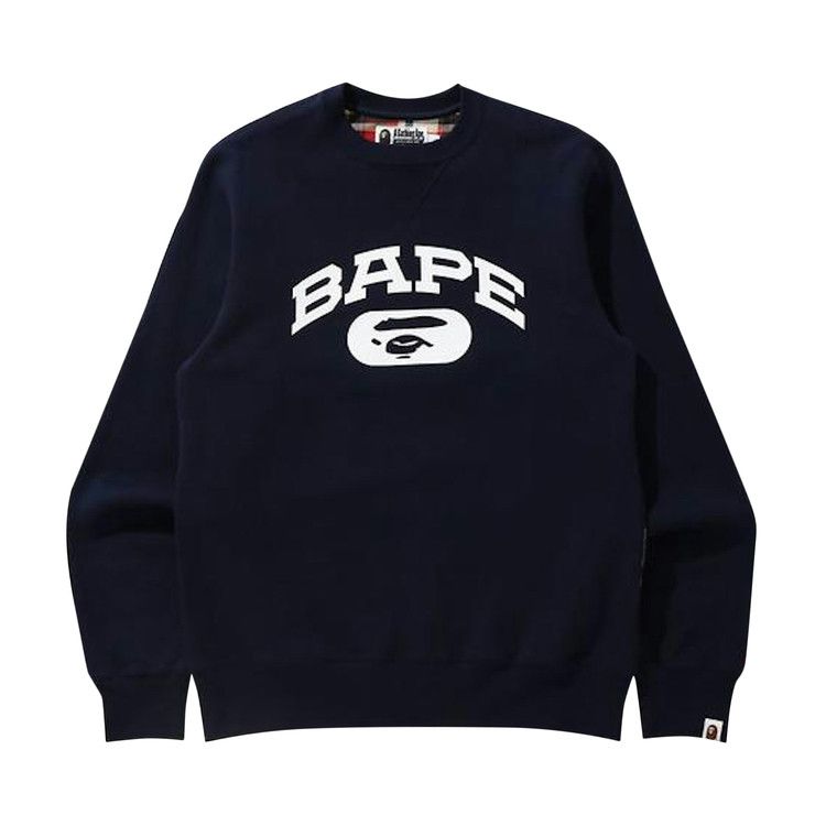 

Свитер BAPE Check Crewneck, Navy/Red
