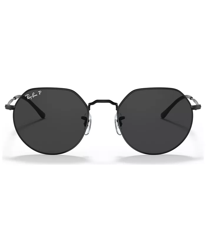 

Унисекс поляризованные солнцезащитные очки, RB3565 JACK Ray-Ban, черный