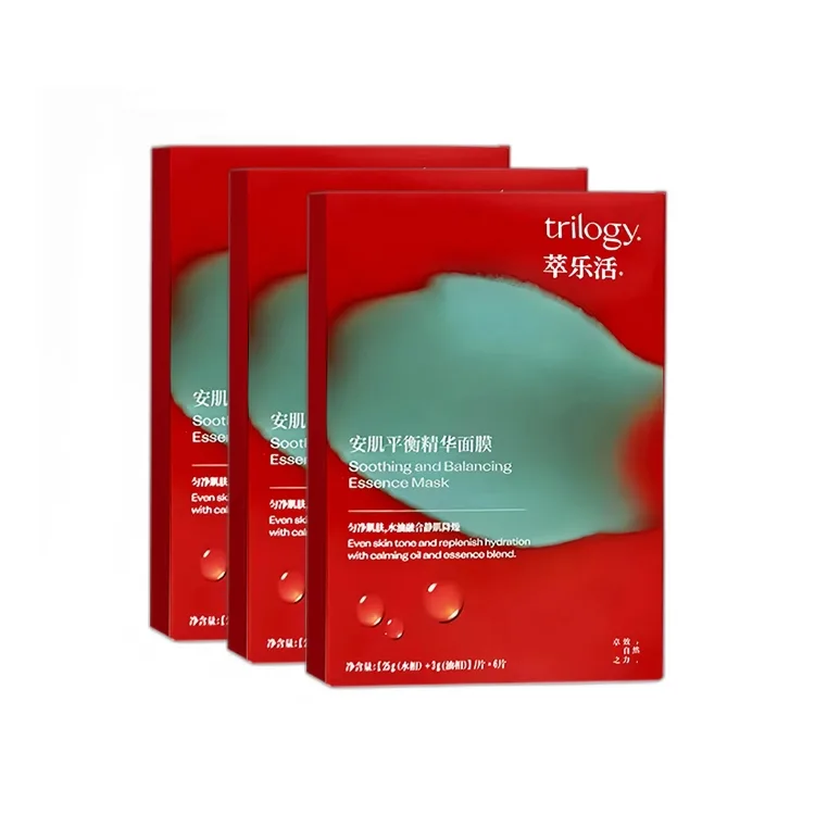 Trilogy Маска тканевая Skin Balance Serums, 5 Boxes — фото 4