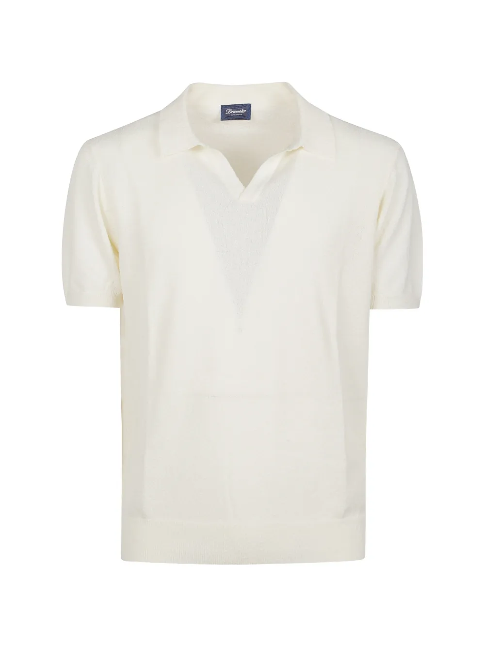 

Футболка с воротником-крылышком Drumohr, белый