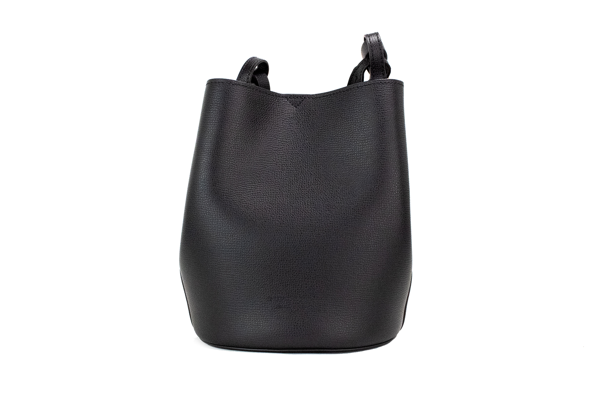 

Сумка-ведро Lorne Small Black Haymarket Check из кожи Pebble Burberry