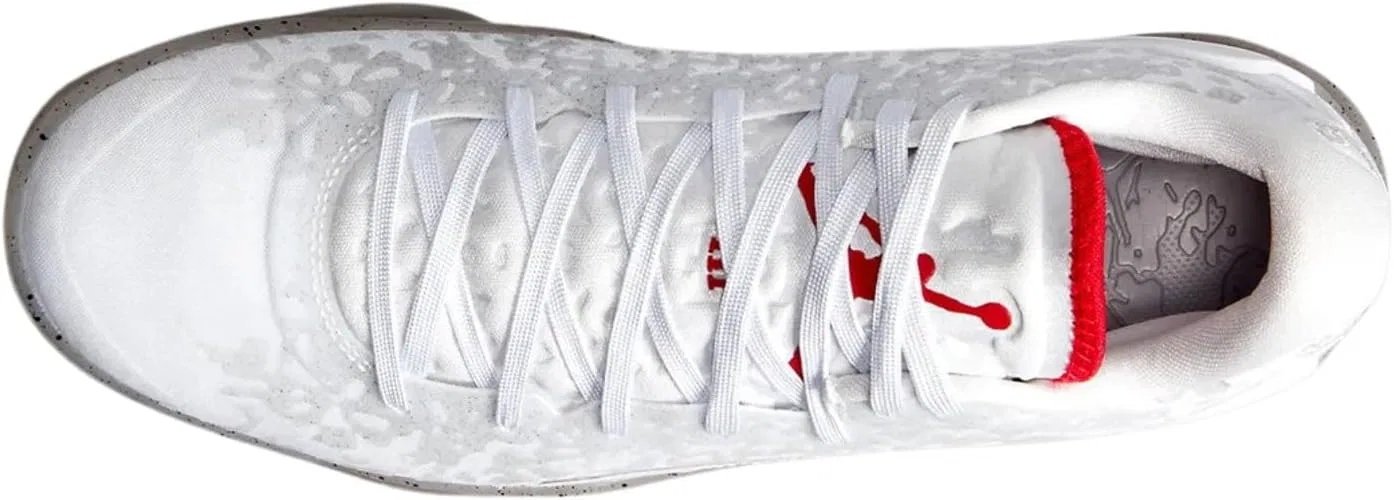 Мужские кроссовки Nike Jordan Zion 3 NRG, White University Red Cement Grey — фото 4