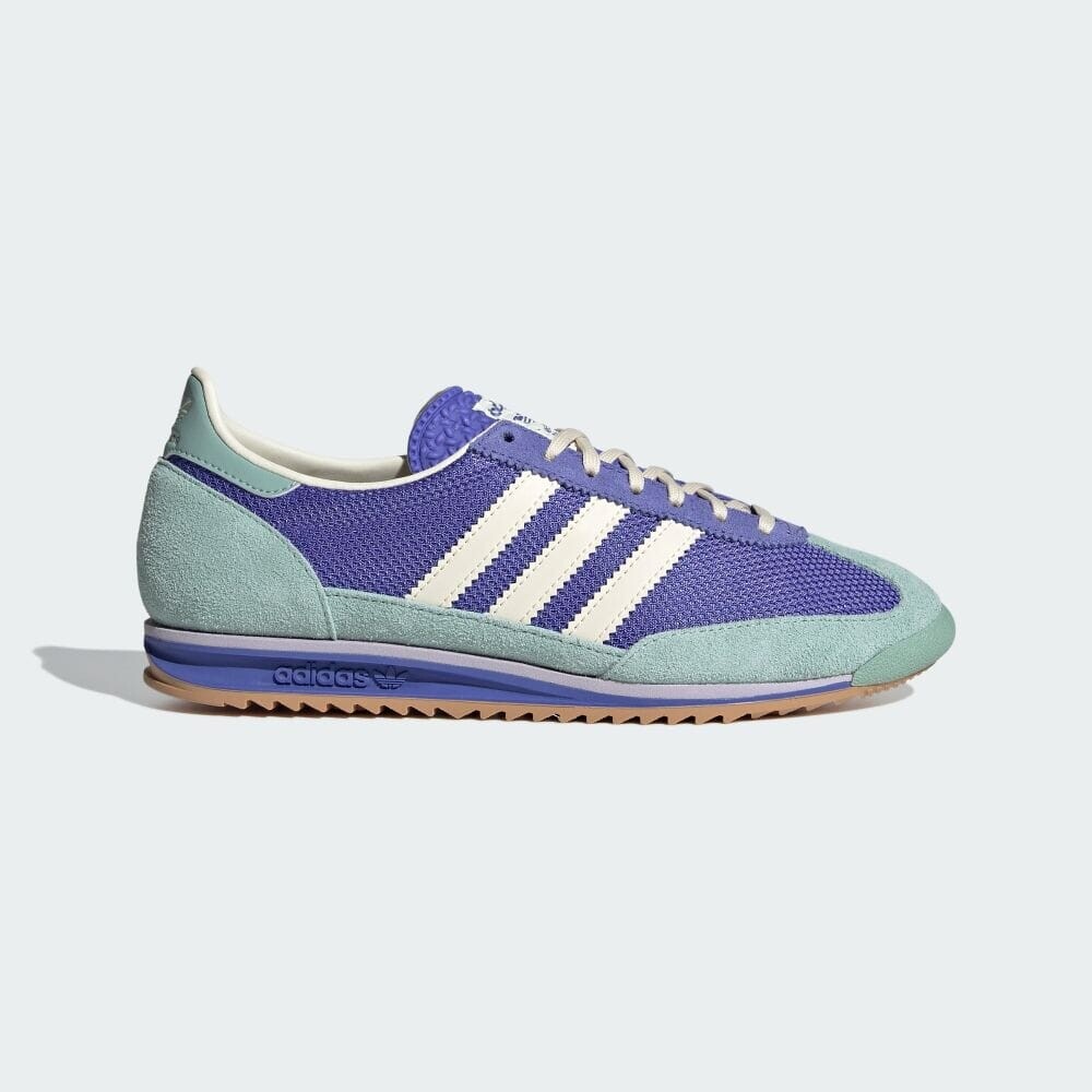 

Кроссовки Adidas SL 72 OG, цвет Semi-Cobalt Blue/Cream White/Hazy Green