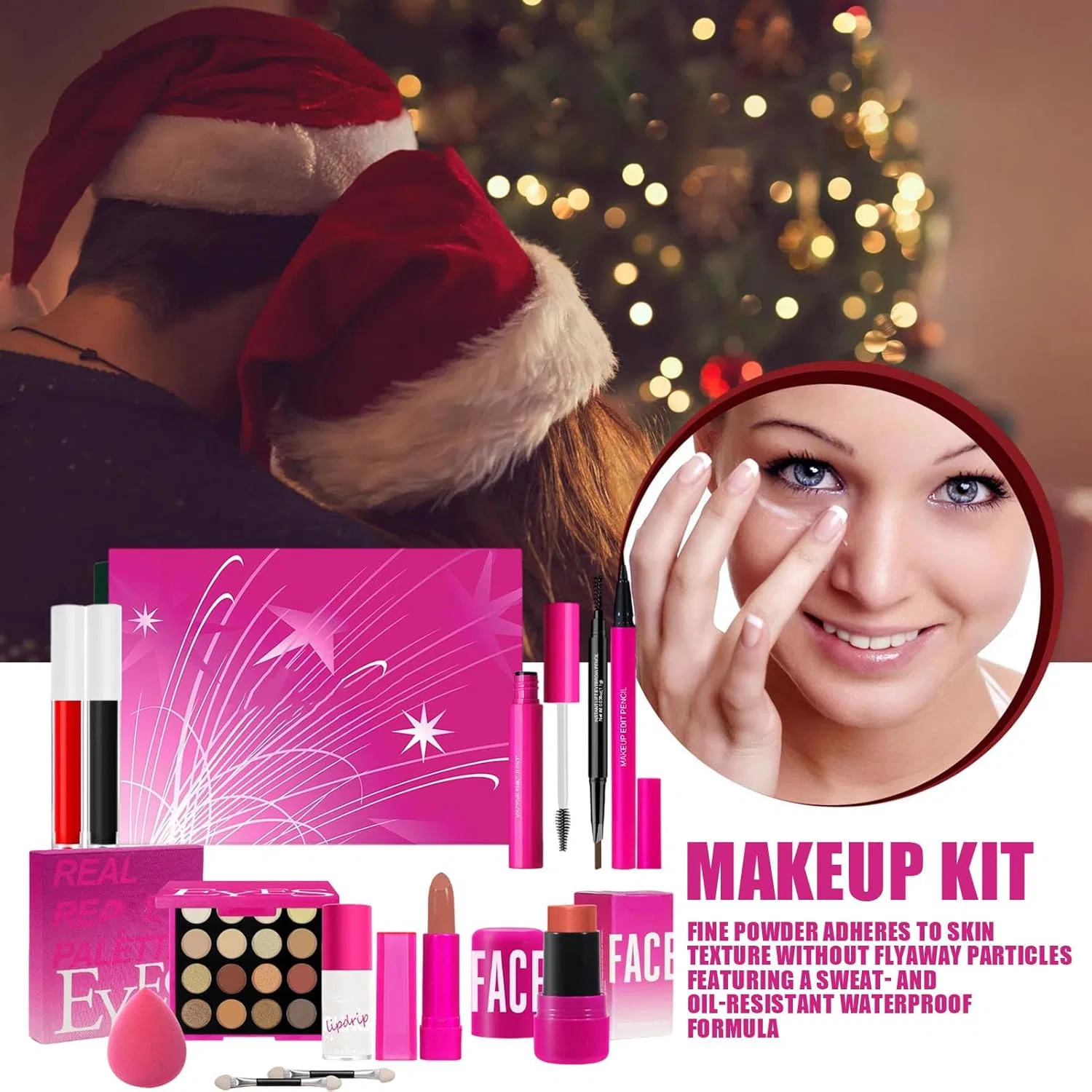 Набор косметики профессиональный Makeup Kit, 8 оттенков, COL001A-1 — фото 3