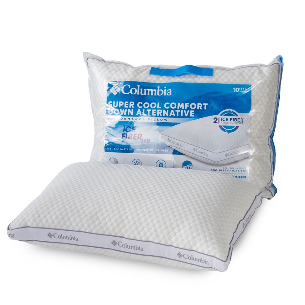 

Альтернативная пуховая подушка Columbia Ice Fiber Side Sleeper, белый