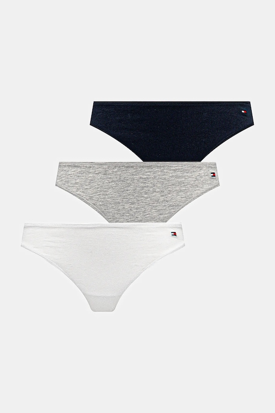 

Три пары стрингов Tommy Hilfiger, серый