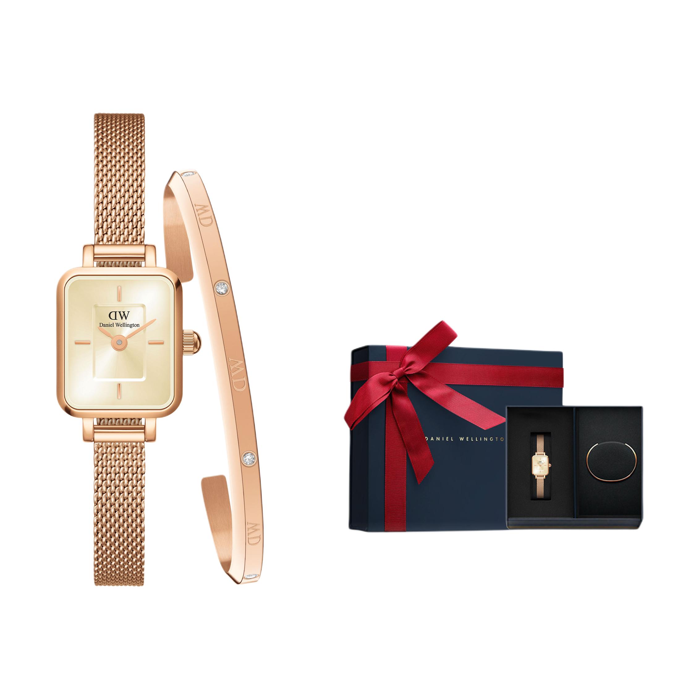 

Браслет из сплава Daniel Wellington унисекс DW/DanielWellington, Small Sugar Cube Wrist Watch & Small Size Bangle