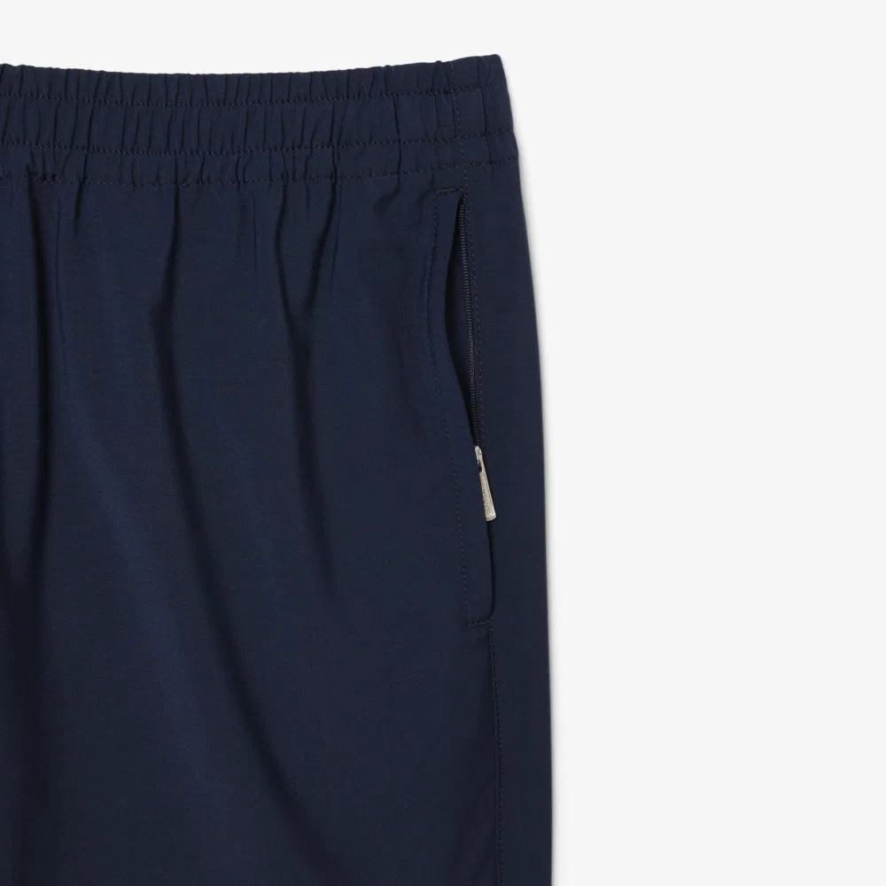 Мужские фланелевые брюки Regular Fit тёмно-синие от Lacoste — фото 2
