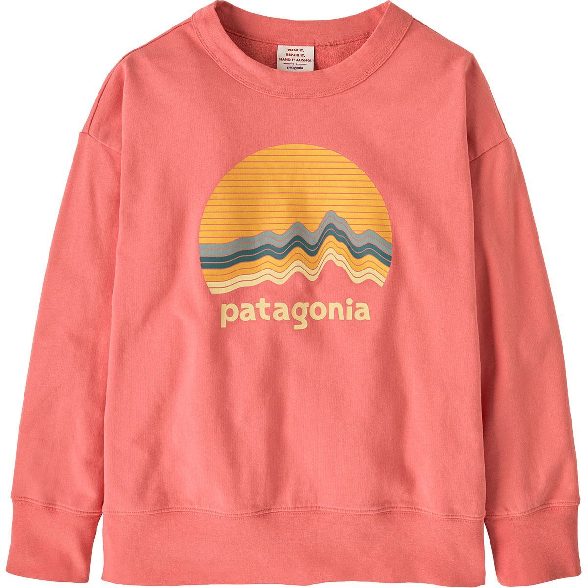 

Свитшот кружевной — детский Patagonia, розовый