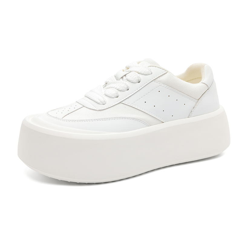 

SOBB Мужские низкие скейтерские кеды белые, цвет White