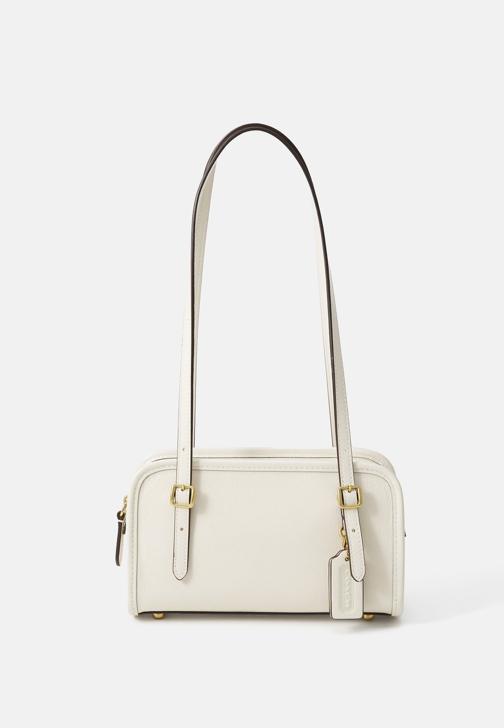 

Сумка THE ORIGINALS CRINKLE PATENT LEATHER SWING ZIP COACH, кремовый