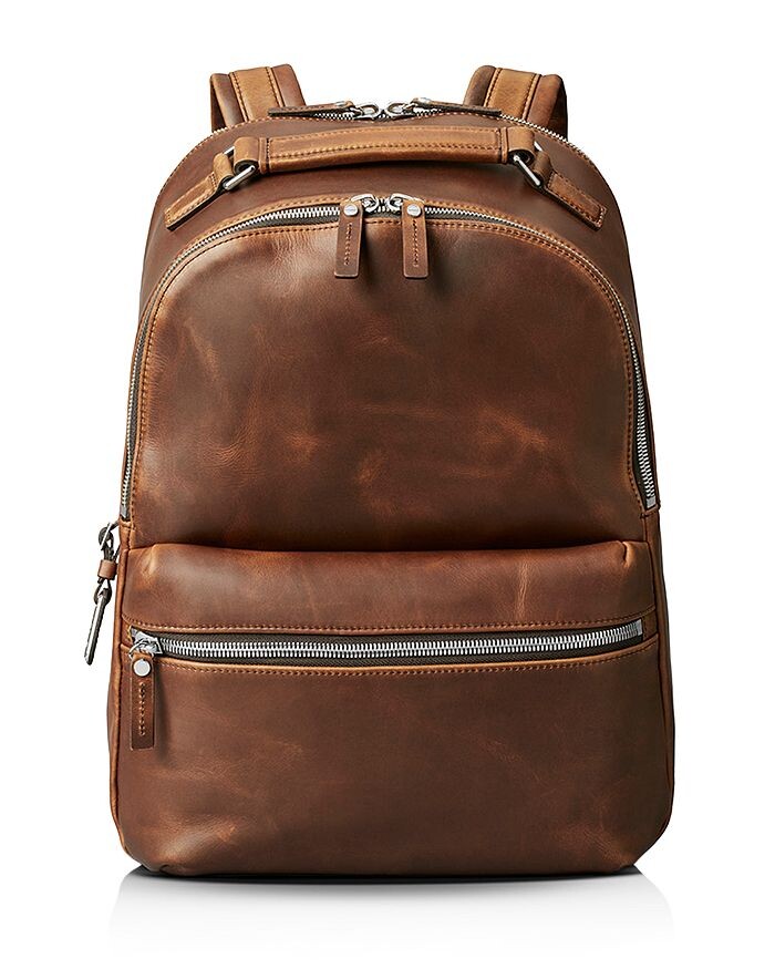

Рюкзак Shinola Runwell с потертостями, коричневый