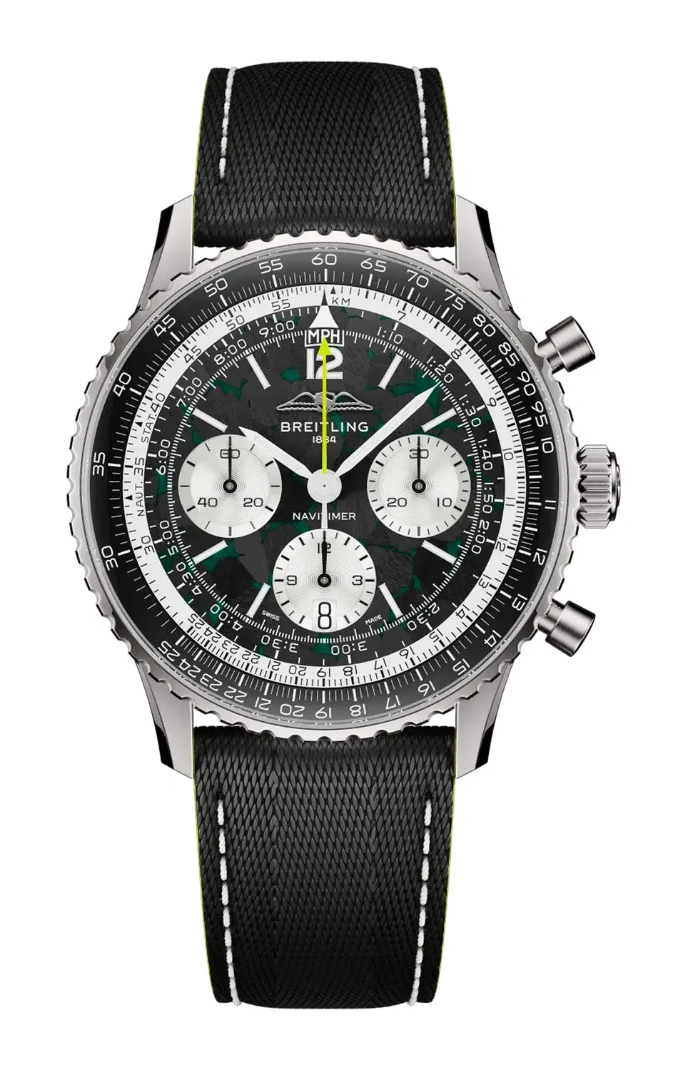Navitimer B01 Хронограф 43 Aston Martin Aramco Formula One Team - лимитированная серия - EB01381A1B1X1 BREITLING, черный