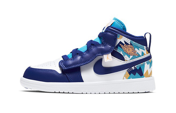 

Кроссовки Jordan 1 Mid ALT PS White Blue