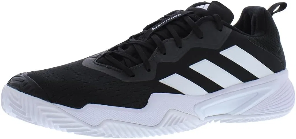 Кроссовки теннисные для грунта Adidas, Core Black/Cloud White/Grey Four-black