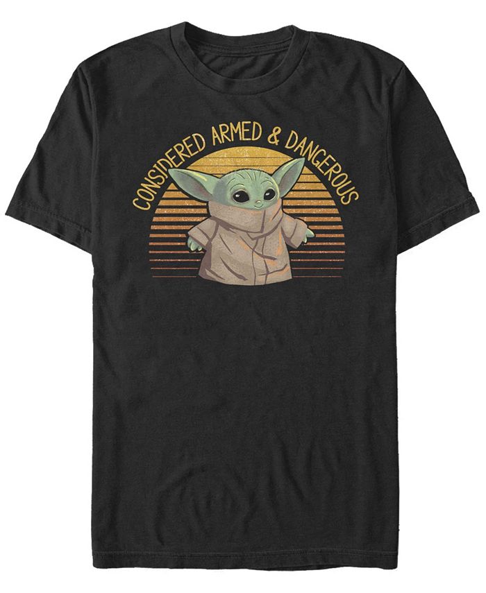 

Мужская футболка Sunset Cute Yoda с короткими рукавами и круглым вырезом Fifth Sun, черный