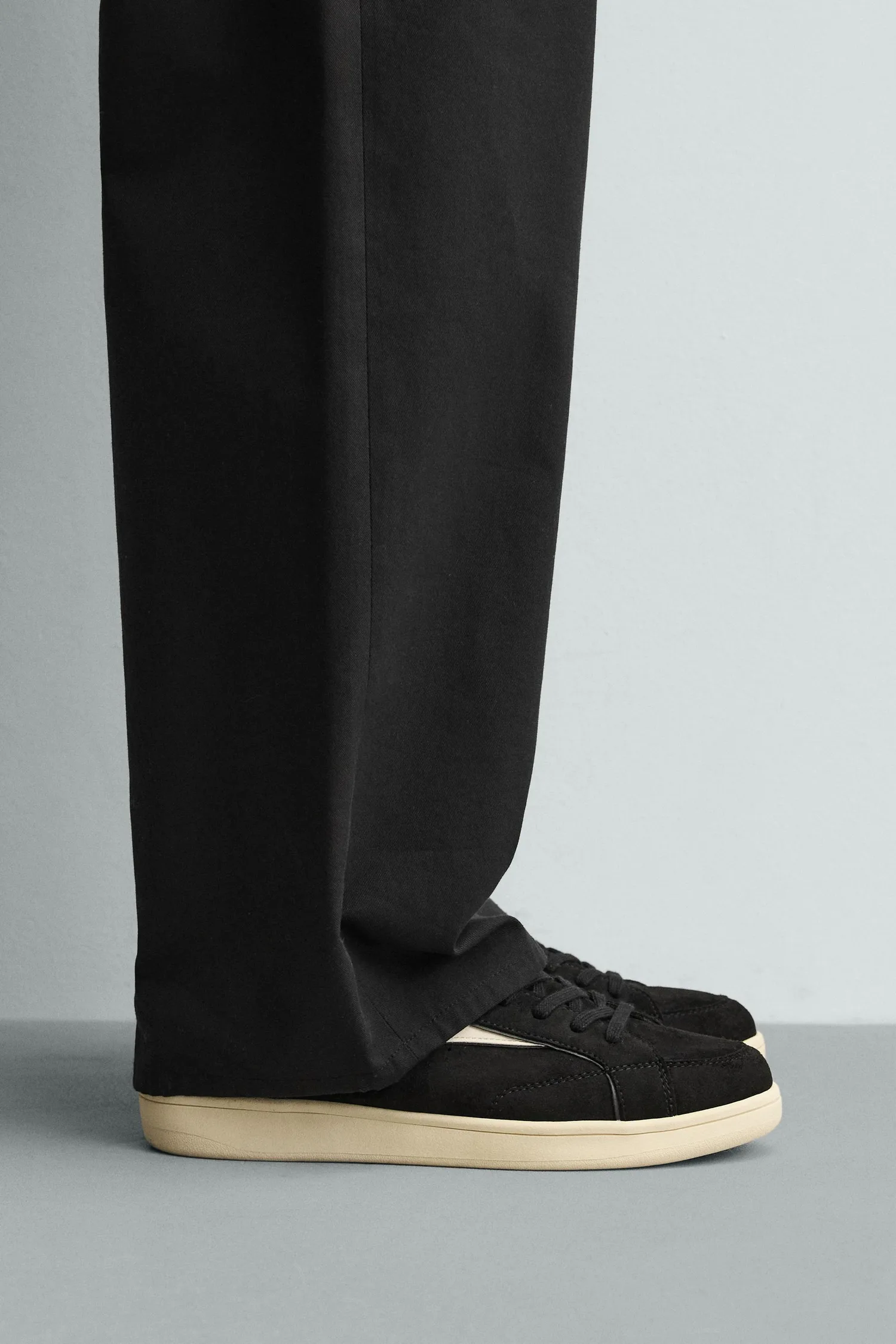 Кроссовки retro trainers Zara, черный
