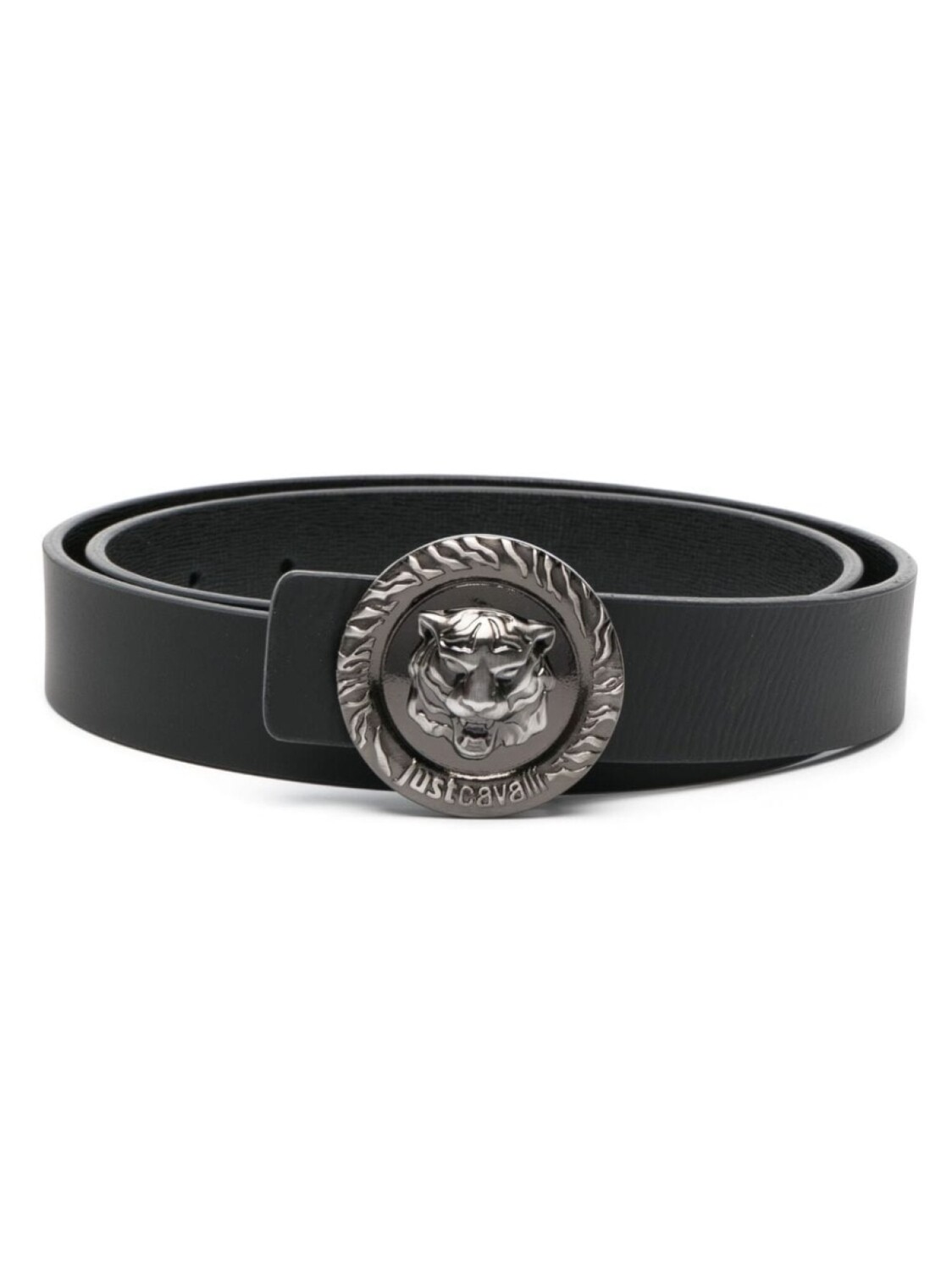 

Just Cavalli ремень с пряжкой Tiger Head, черный