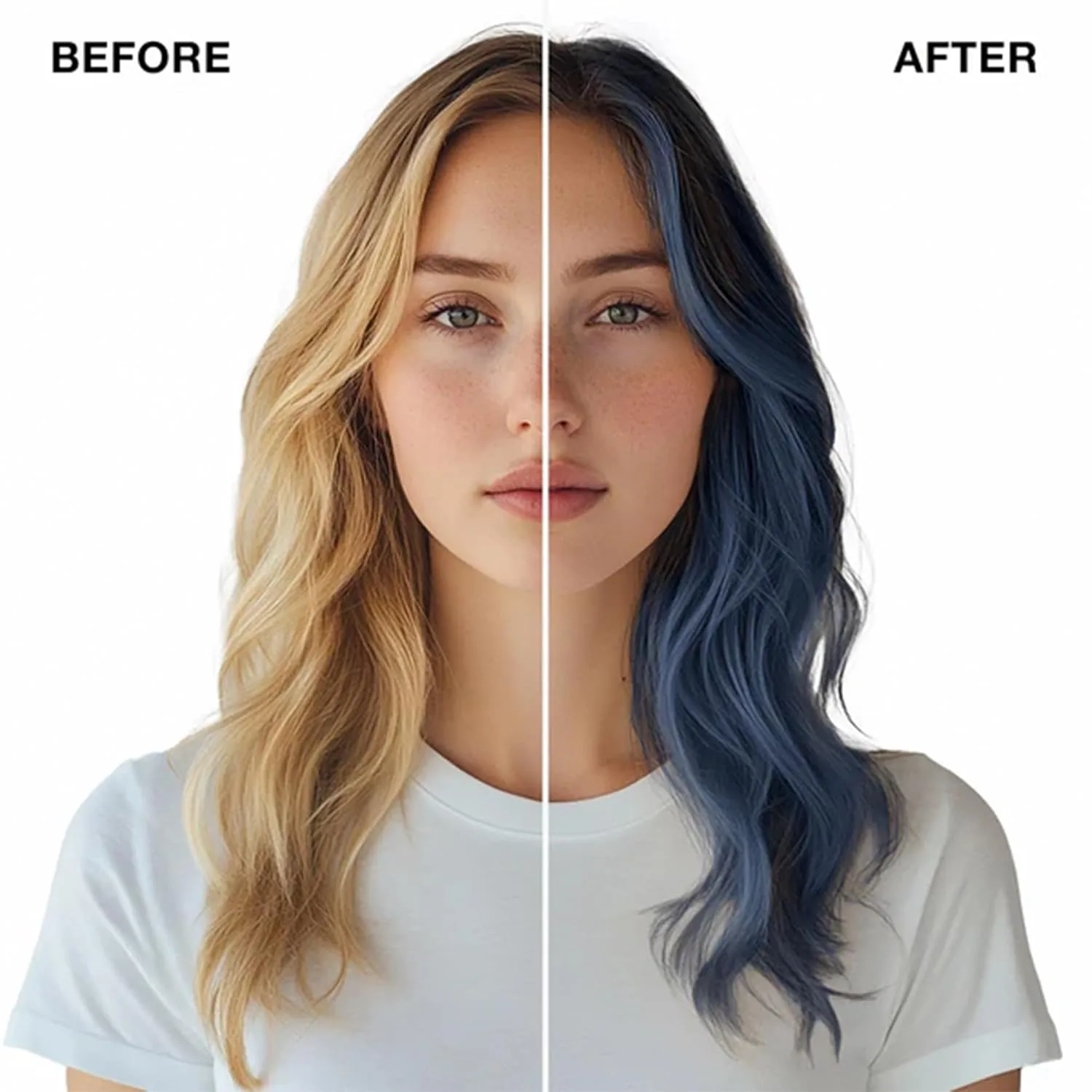 Маска для волос IGK Color Depositing Mask PEEK-A-BLUE - Стальной сине-серый | Кондиционирование + Увлажнение + Блеск | Веганский продукт + Не тестируется на животных | 170 г, Peek A Blue (Steely Blue Gray) — фото 2