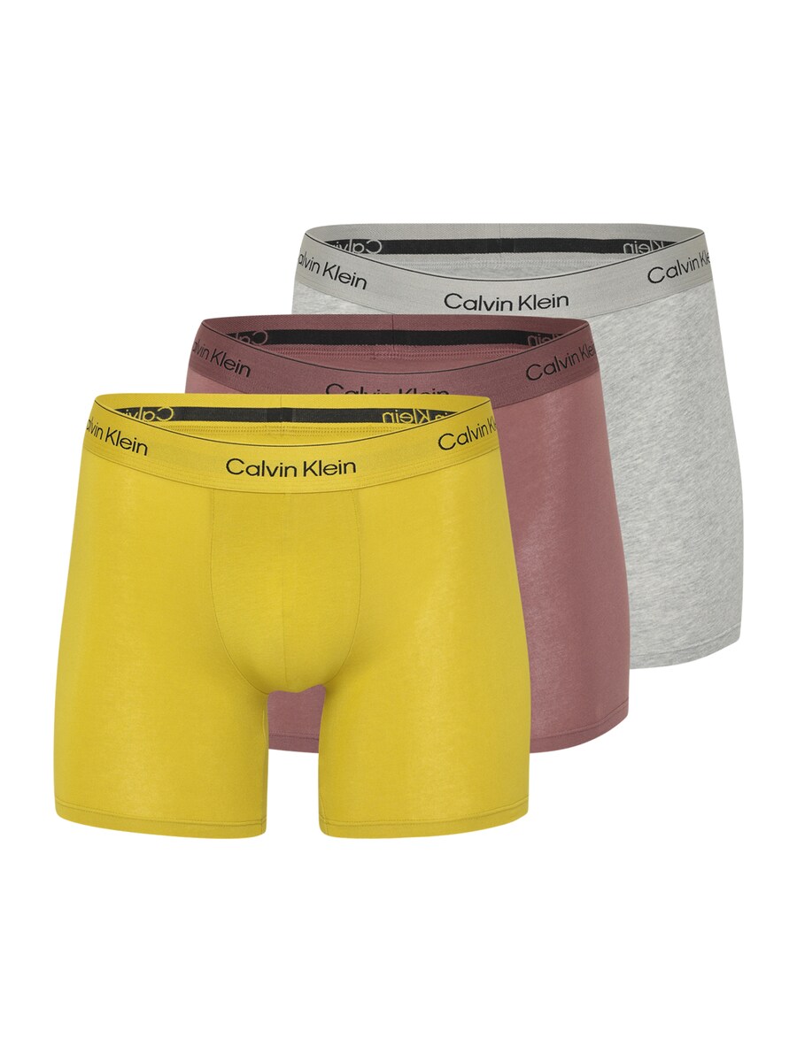 

Боксеры Calvin Klein Underwear, цвет Mustard/mottled grey/Burgundy