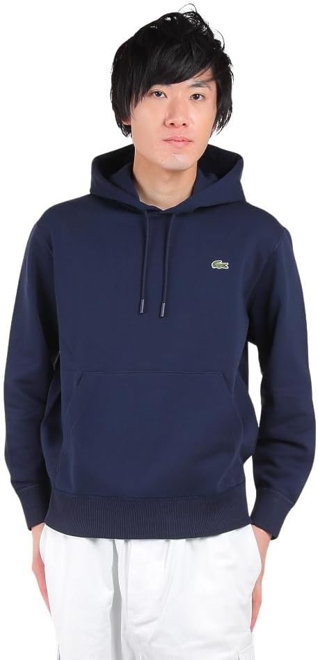 Худи LACOSTE Премиальная мужская толстовка, темно-синий — фото 2