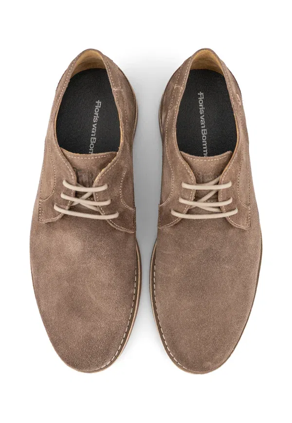 Туфли на шнуровке de stitser 04 casual lace ups Floris Van Bommel, цвет тауп — фото 3