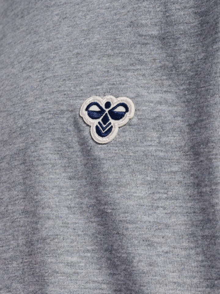 Hummel Детская свободная футболка Hmljr, серого меланжа — фото 3