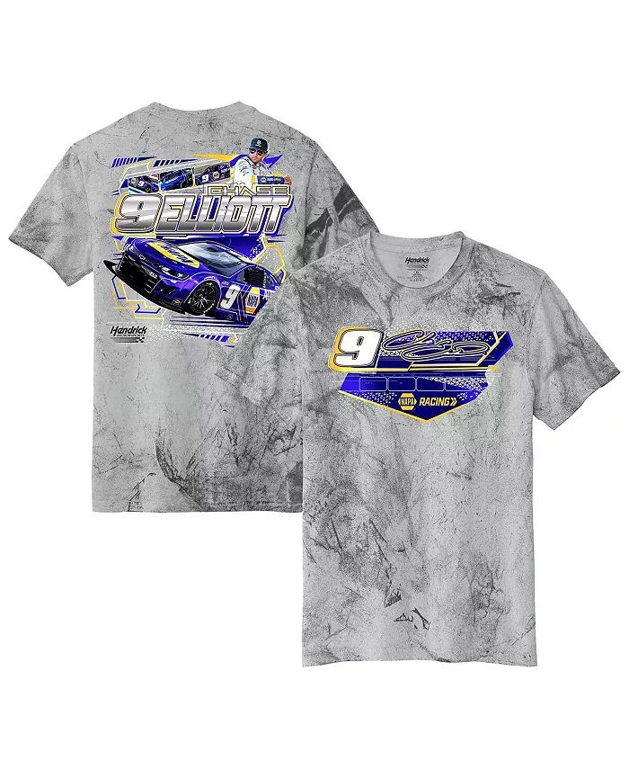 

Мужская серая футболка Chase Elliott Smoke Hendrick Motorsports Team Collection
