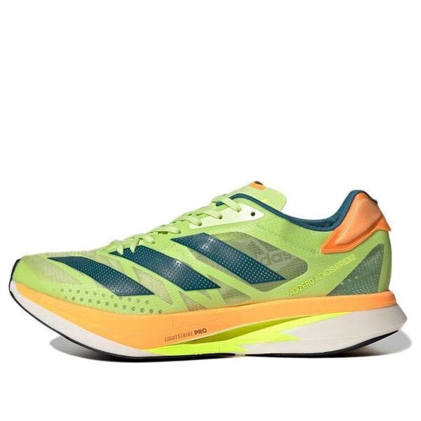 

Кроссовки adizero adios pro 2 'pulse lime flash orange' Adidas, желтый