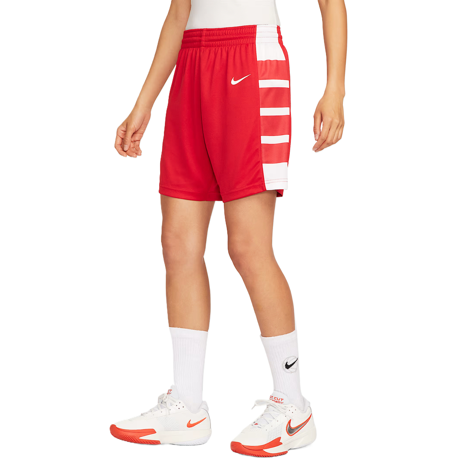 Женские шорты для спорта dri fit team scarlet Nike, Team Scarlet — фото 4