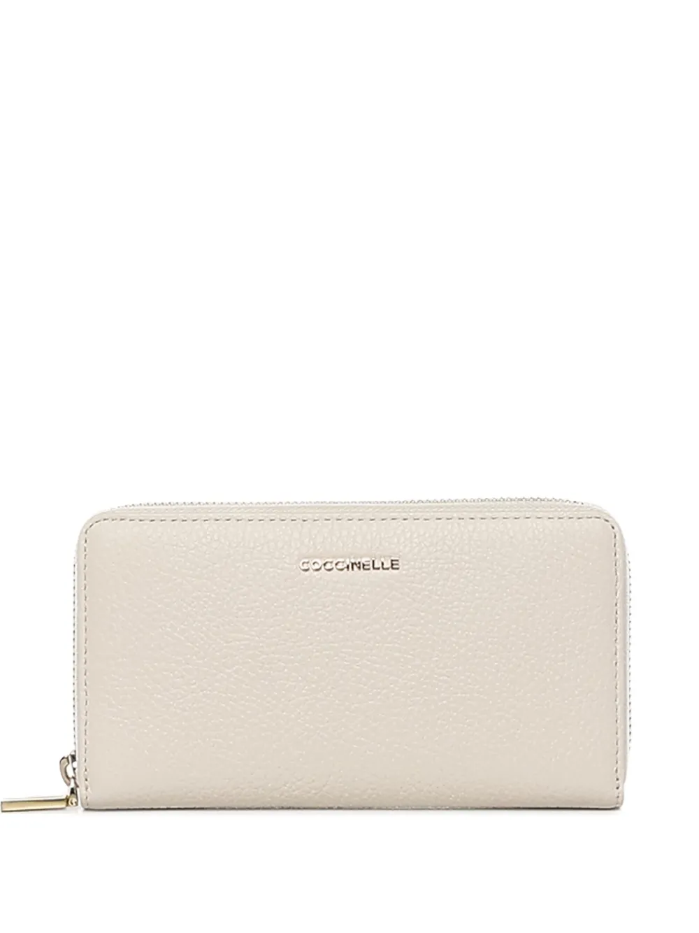 

Кожаный кошелек на молнии Coccinelle, белый