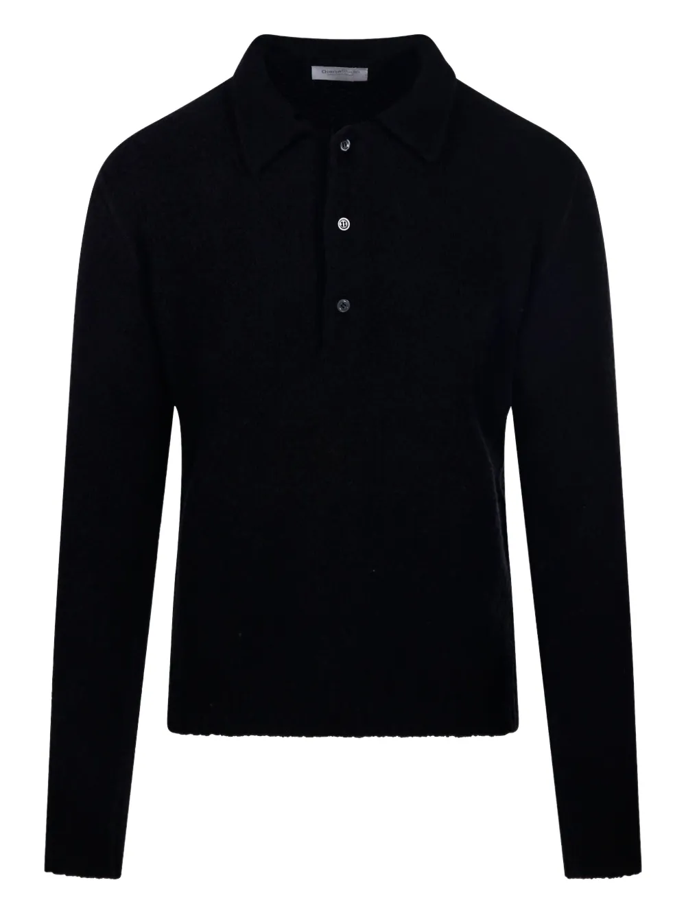 

Поло из шерстяного микса Diana Studio, черный