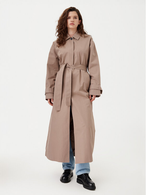 

Пальто прямого кроя J20J224713 Calvin Klein Jeans, бежевый