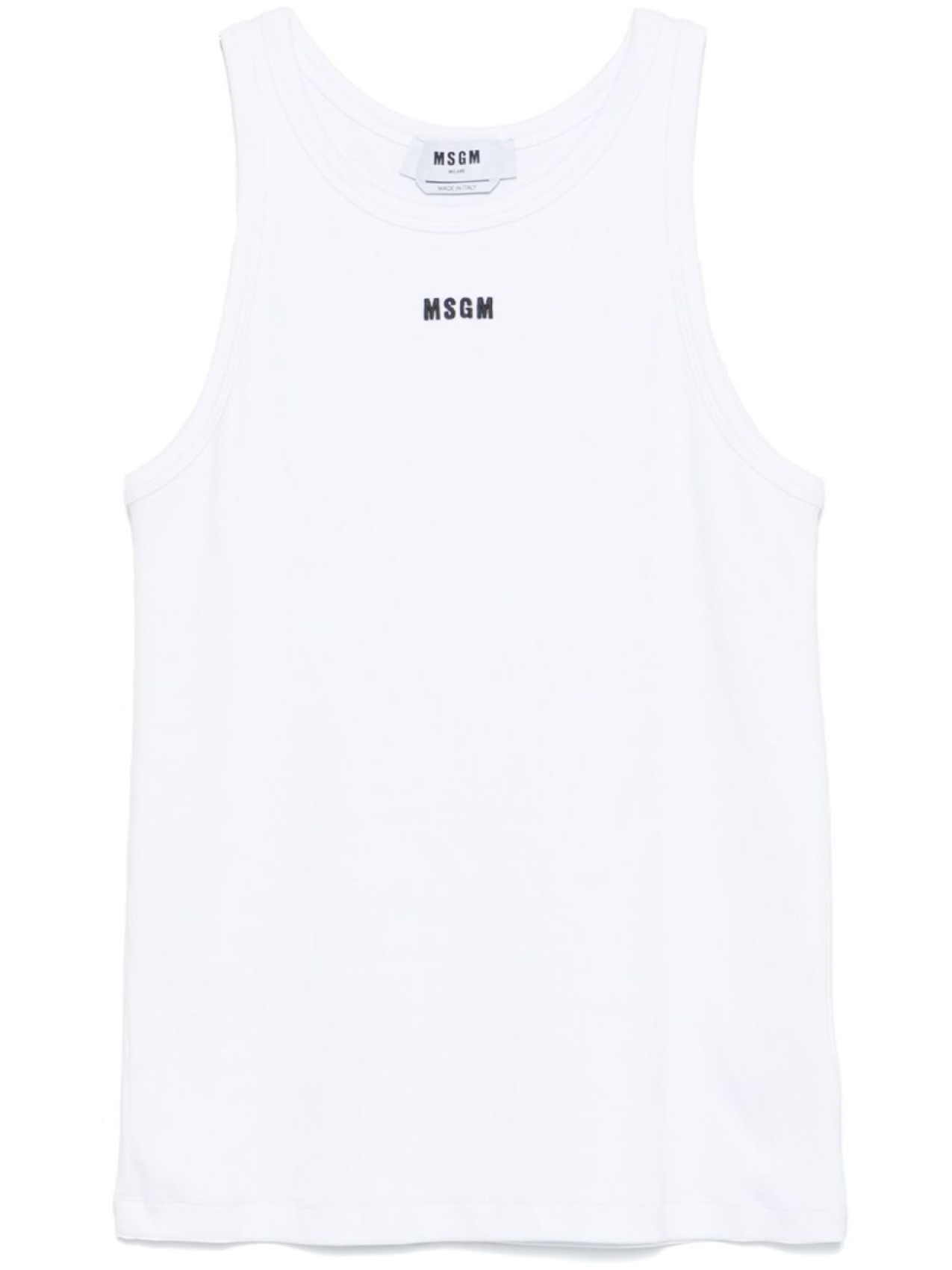 

MSGM топ в рубчик, белый