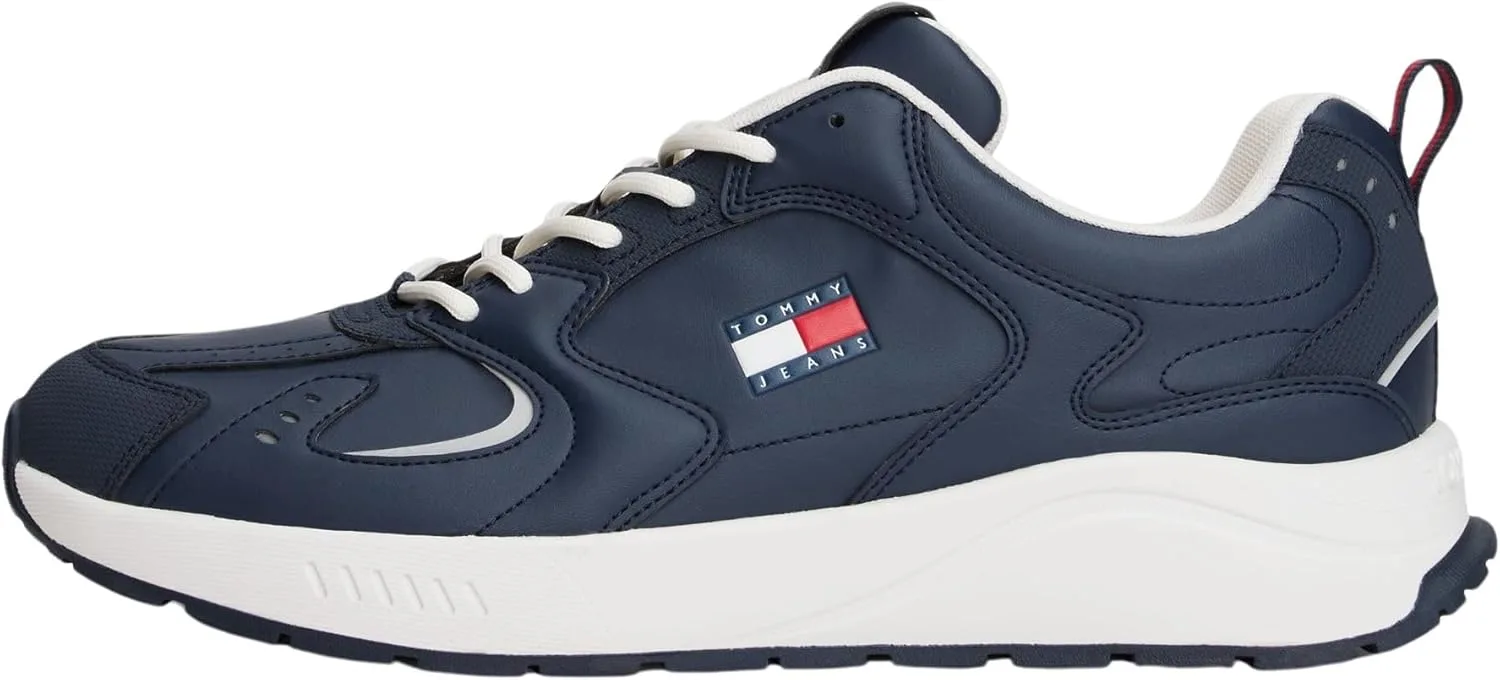 Кроссовки Tommy Jeans Herren Runner с логотипом, темно-синий