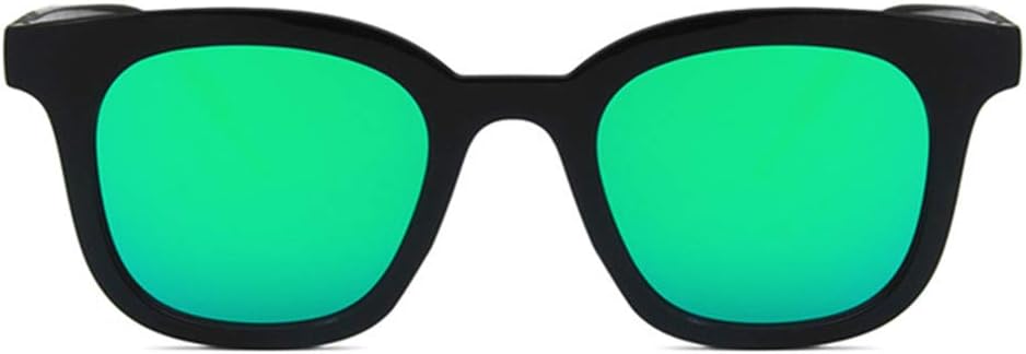 

Солнцезащитные очки Shiratori унисекс, модные, ярко-черные, серые, для отдыха и путешествий, прямоугольные, неполяризованные, с защитой от УФ-излучения UV400, Bright Black Green