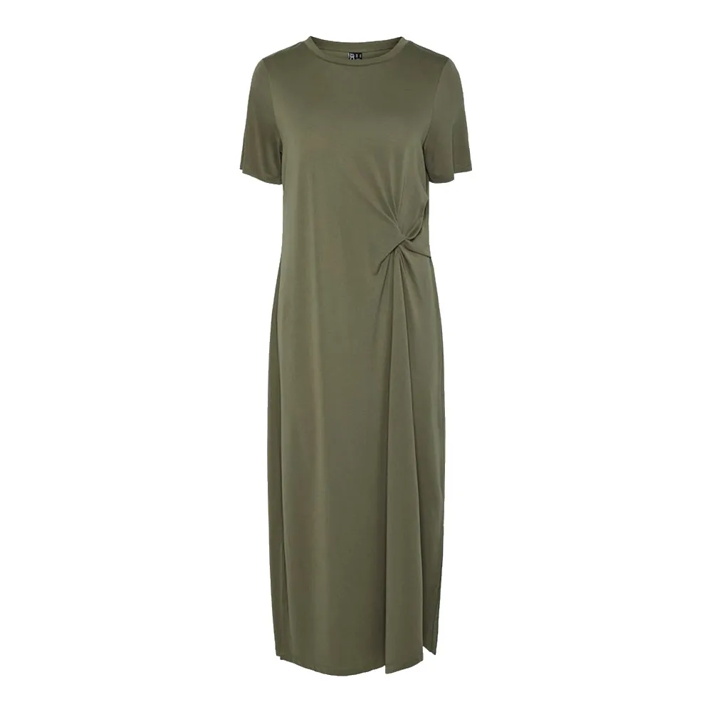 

Платье Pieces Anora short sleeve long, зеленый