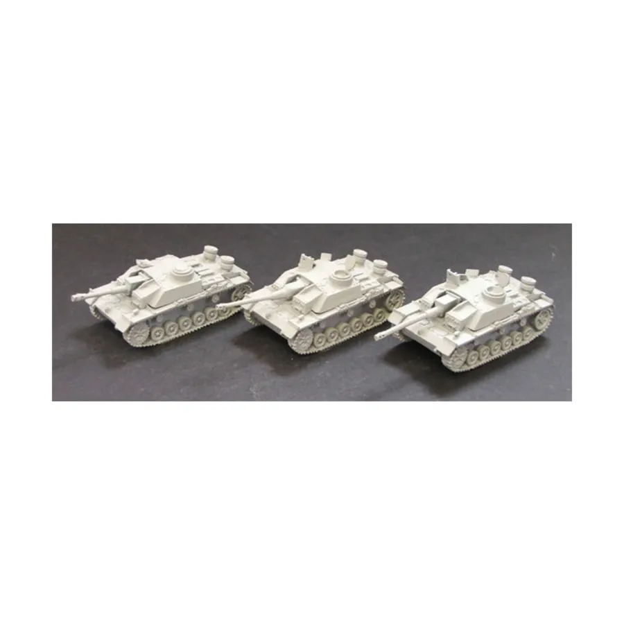 

СтюГ III G, WWII Command Decision Miniatures - Germany - Artillery, AA's, AFV's, & AT's (15mm) (Old Glory)