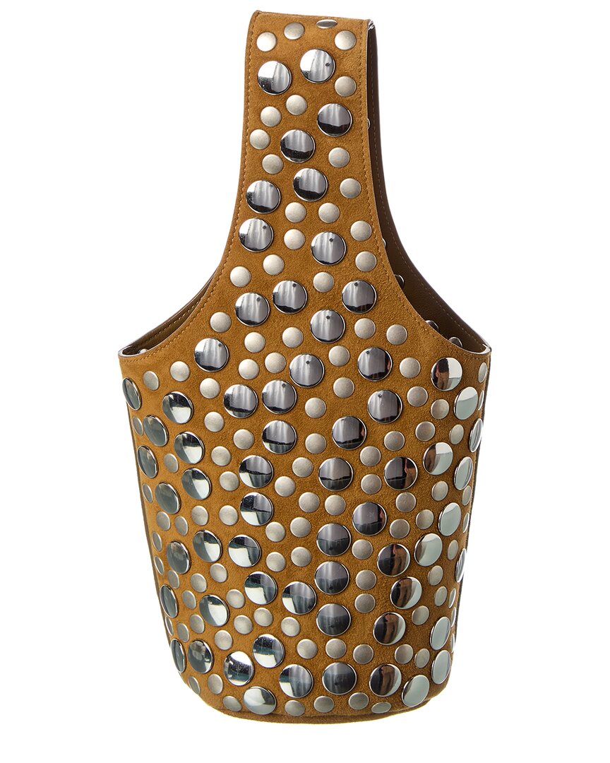 

KHAITE Livia Маленькая Замшевая Ведро Сумка, коричневый