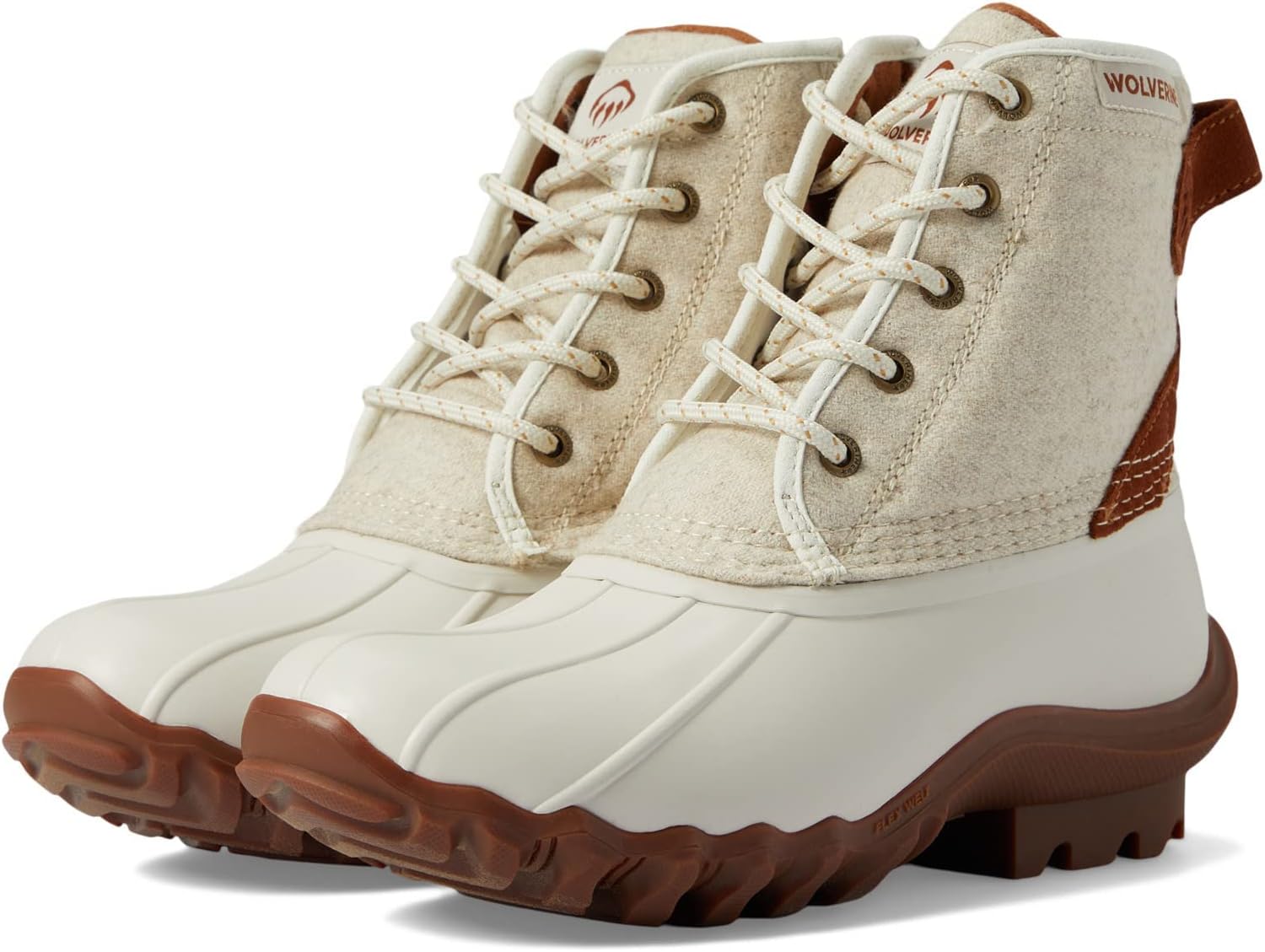 

Мужские ботинки Wolverine Torrent Wool Wmn Epx с 15 см голенищем, слоновая кость