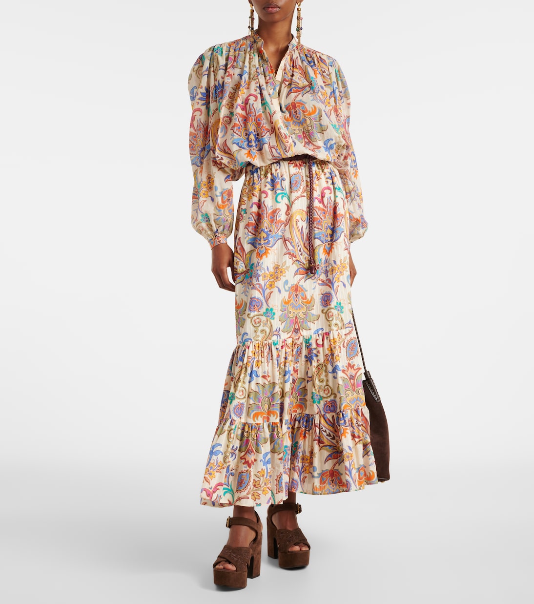 Блуза из хлопка с узором пейсли Etro, Stampa F. Do Bianco — фото 2