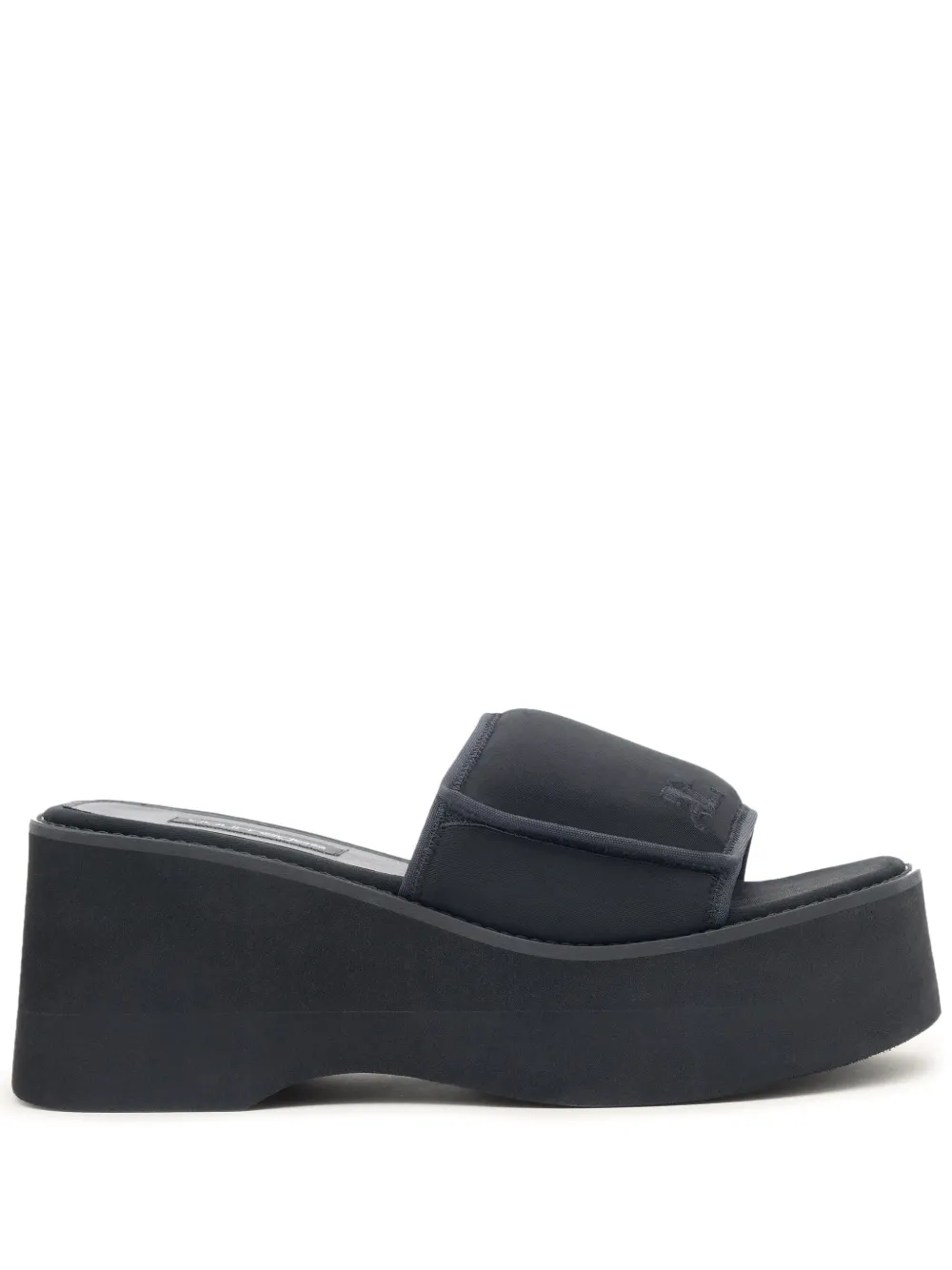 Шлепанцы Scuba Wave 75 Courrèges, черный