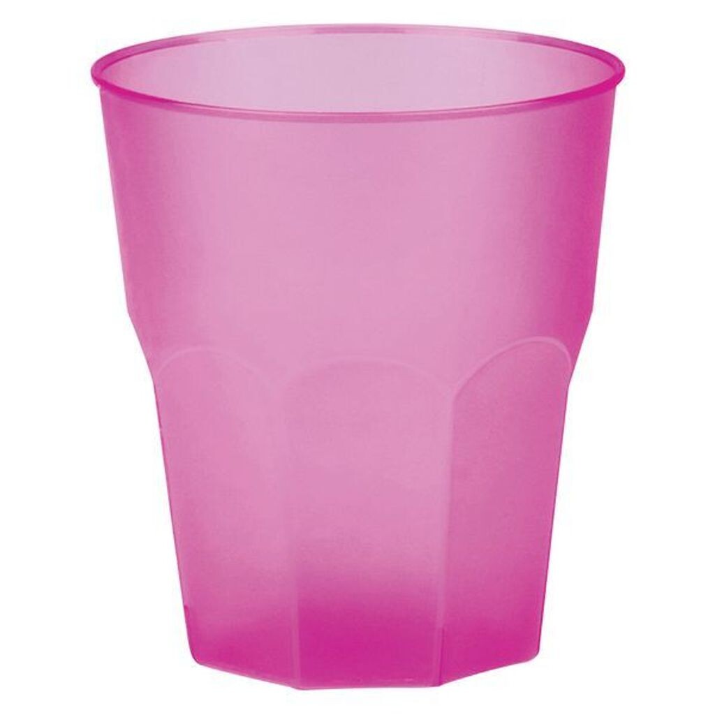 

20 многоразовых стаканчиков, розовые, розовые, пластиковые стаканчики, 250 мл, многоразовые, морозные, разноцветные Playflip
