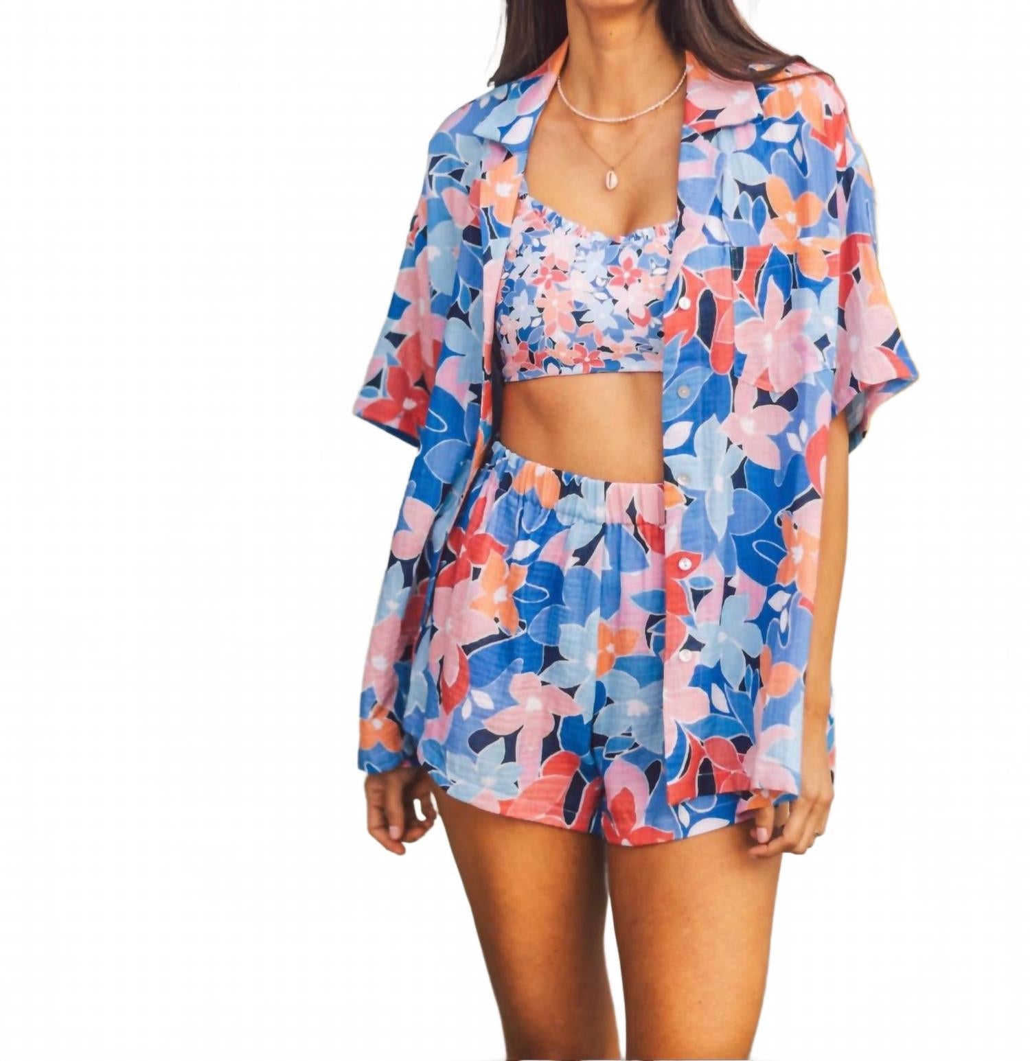 

Сорочка с пуговицами Arrow Sunglow в разноцветном дизайне Feather 4 arrow, мультиколор