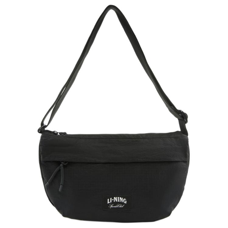 

LINING Фитнес-сумка через плечо из нейлона унисекс черная, Black