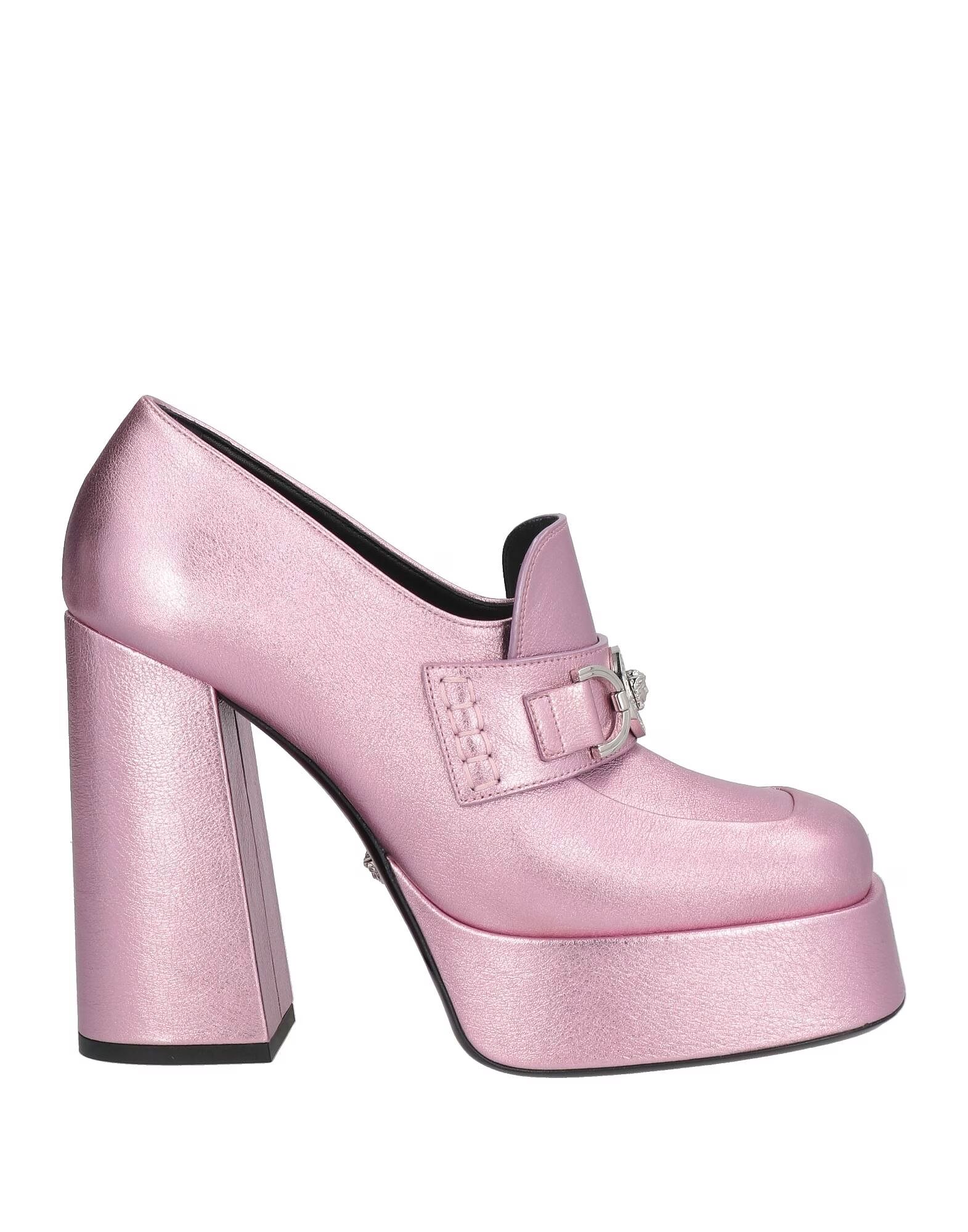 Лоферы Versace, розовый