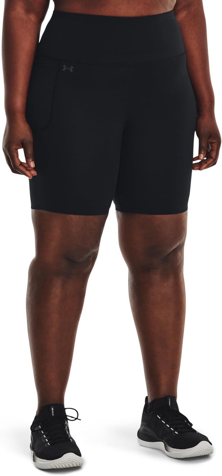 

Шорты Under Armour Plus Size Motion Bike Shorts, цвет Black/Jet Gray