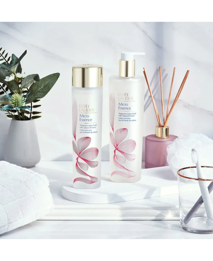 Тоник Estée Lauder — Micro Essence Treatment Lotion Toner Fresh с ферментом сакуры, Estee, 198 г — фото 3