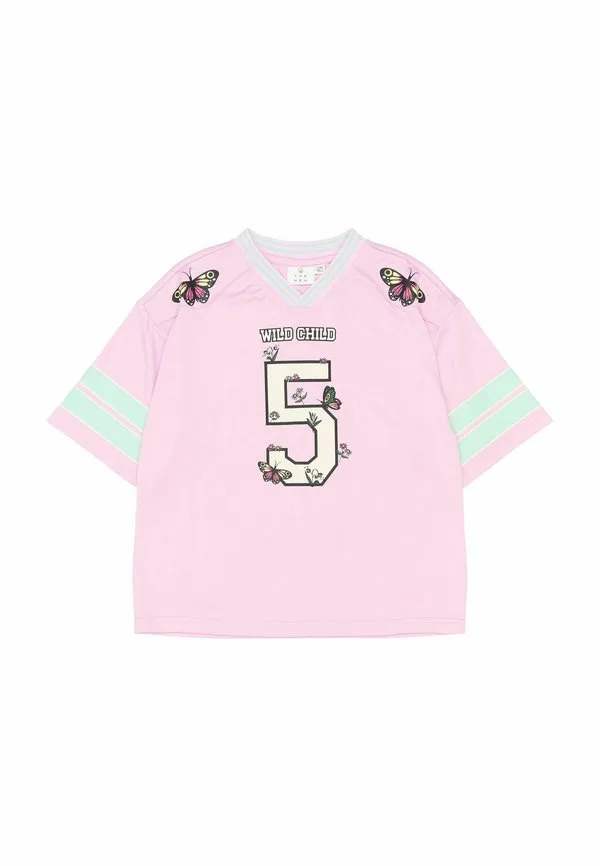 Футболка с принтом The New, Silver/Pink — фото 3