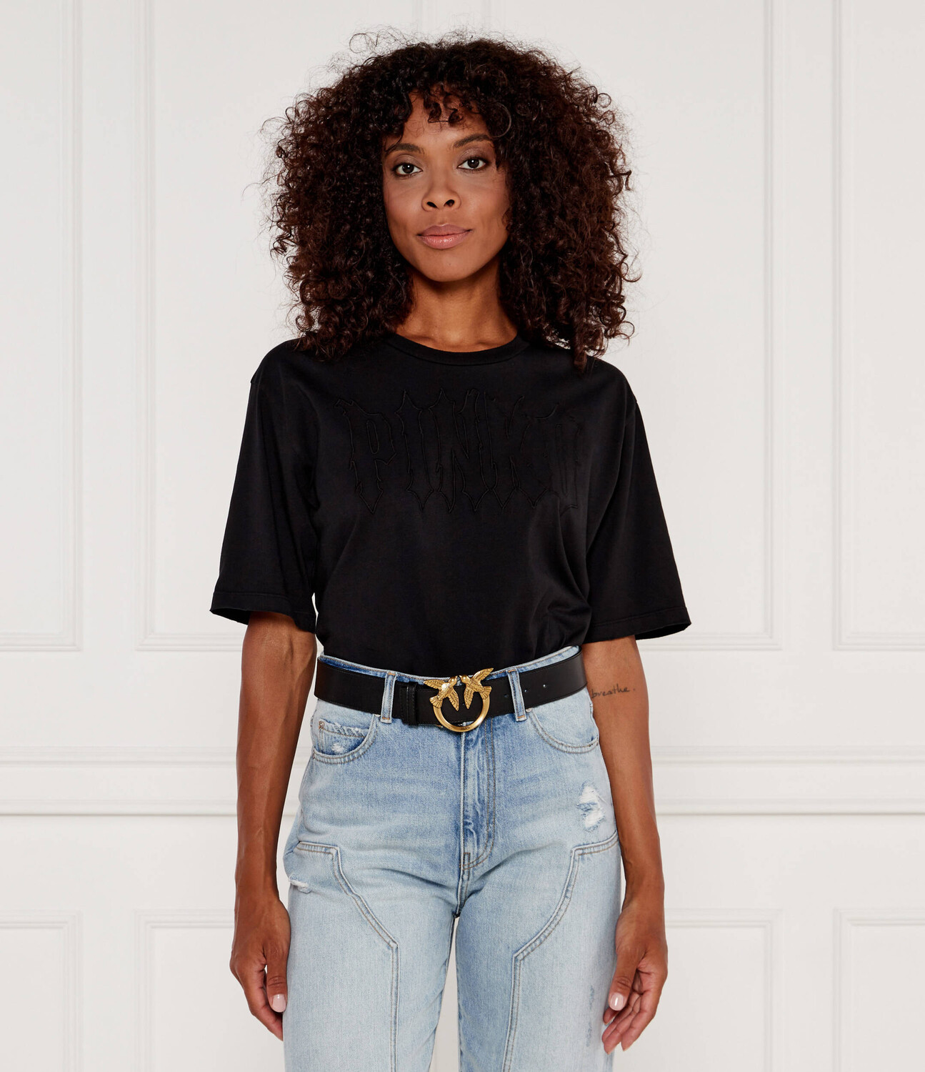 

Футболка Pinko SCANNER Regular Fit, черный